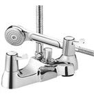 Bristan Lever Deck-Mounted Bath/Shower Mixer Chrome (889JE)