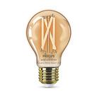 Philips Filament Amber E27 ES A60 LED Smart Light Bulb 7W 640lm (891VR)