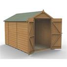 Forest 6' x 9' 6" (Nominal) Apex Shiplap T&G Timber Shed with Assembly (892FL)