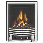 Focal Point Elysee Chrome Rotary Control Inset Gas Full Depth Fire 480mm x 180mm x 585mm (9030G)