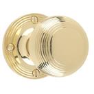 Carlisle Brass Rimmed Mortice Knobs 52mm Pair Polished Brass (9049H)
