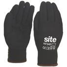 Site Thermal Winter Work Gloves Black Large (920GX)