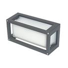 4lite Outdoor LED Surface Brick / Wall Light Graphite 7W 302lm (920TV)