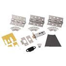 Smith & Locke Fire Rated Fire Door Latch Pack Satin Stainless Steel (9237K)