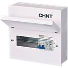Chint NX3 Series 10-Module 6-Way Part-Populated High Integrity Main Switch Consumer Unit with SPD (9