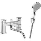 Hansgrohe Vernis Shape Deck-Mounted Bath Mixer with Hand shower Chrome (925VG)