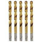 Erbauer Straight Shank Metal Drill Bits 13mm x 151mm 5 Pack (92768)
