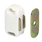 Magnetic Cabinet Catches White 32mm x 20mm 10 Pack (93544)