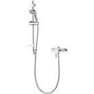 Aqualisa Sierra Rear-Fed Exposed Chrome Thermostatic Sequential Shower (938HP)
