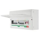 British General Fortress 19-Module 13-Way Part-Populated High Integrity Dual RCD Consumer Unit (950V