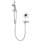 Aqualisa Sierra Rear-Fed Concealed/Exposed Chrome Thermostatic Concentric Shower (958HP)