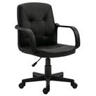 Nautilus Designs Delph Medium Back Executive Chair Black (966PK)