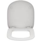 Ideal Standard Tempo Short Projection Toilet Seat & Cover Duraplast White (969HM)