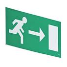 LAP Reversible Emergency Lighting Hanging Exit Right/Left Sign 160mm x 380mm (97054)