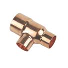 Flomasta Copper End Feed Reducing Tee 22mm x 15mm x 15mm (97331)