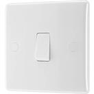 British General 800 Series 20A 16AX 1-Gang 2-Way Light Switch White (975PM)