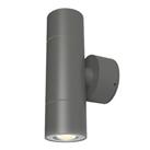 4lite WiZ Connected Outdoor LED Smart Up & Down Wall Light Graphite 4.9W 345lm (990PH)
