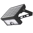 Luceco Outdoor LED Solar Wall Light With PIR Sensor Black 550lm (991GY)