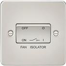 Knightsbridge 10AX 1-Gang TP Fan Isolator Switch Pearl (993TY)