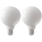 Calex Softline ES G95 LED Light Bulb 1055lm 9W 2 Pack (996RC)