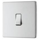 LAP 20A 16AX 1-Gang 2-Way Light Switch Brushed Stainless Steel (997KJ)