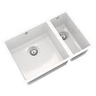 ETAL Comite 1.5 Bowl Composite Kitchen Sink Gloss White Left-Hand 670mm x 440mm (999RG)
