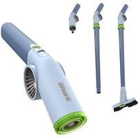 Shark BlastBoss All-in-One Cordless Air Blasting System With BlastBroom in Light Blue | AB2111UKBL | by SharkNinja