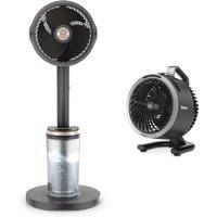 Shark FlexBreeze Pro Mist Fan & Shark FlexBreeze HydroGo Misting Fan Bundle