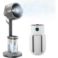 Shark FlexBreeze Pro Mist and NeverChange5 Air Purifier MAX Home Bundle