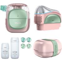 Shark FacialPro Glow & DePuffi At-Home Hydrating Facial System in Strawberry Matcha | FH320UKPK2 | by SharkNinja