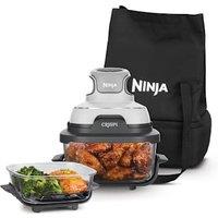 Ninja CRISPi 4-in-1 Portable Glass Air Fryer in White | FN102UK | by SharkNinja