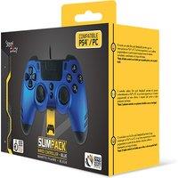 Lexip SteelPlay Slim Pack Wired Controller (Sapphire Blue) - PS4