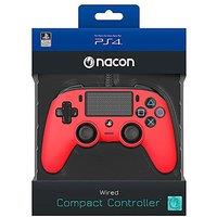 Nacon PS4 Compact Controller Red - PlayStation 4