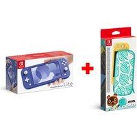 Switch Lite Blue + FREE Animal Crossing Lite Carrying Case
