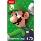 Nintendo Gift Card £75