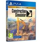 Construction Simulator: Gold Edition - PlayStation 4
