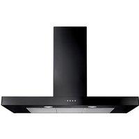 Rangemaster 105190 110cm Flat Cooker Hood in Black