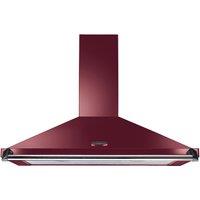 Rangemaster 92850 110cm CLASSIC Cooker Hood in Cranberry with Chrome R