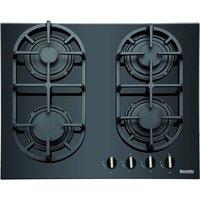 Baumatic BGG60 60cm Gas on Glass Hob in Black Glass Front Controls