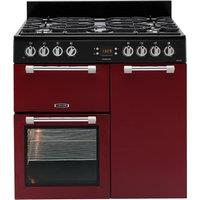 Leisure CK90F232R 90cm Cookmaster Dual Fuel Range Cooker in Red