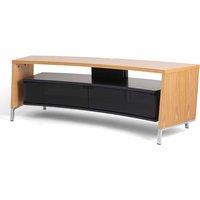 Off The Wall CRV1500OAK 1560mm Wide Curved TV Cabinet in Real Wood Oak