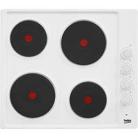 Beko HIZE64101W 60cm 4 Zone Sealed Plate Hob in White