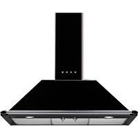 Smeg KT90BLE 90cm Victoria Chimney Hood in Black 3 Speed Fan Plus Inte