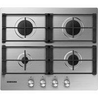 Samsung NA64H3010AS 60cm 4 Burner Gas Hob in St Steel Cast Iron Suppor