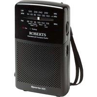 Roberts SPORTS925 2 Band Analogue Radio in Black AM FM Wavebands
