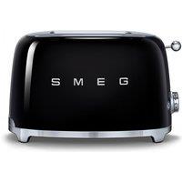 Smeg TSF01BLUK 50 s Retro Style 2 Slice Toaster in Black