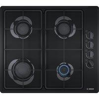 Bosch PBP6B6B60 Series 2 60cm 4 Burner Gas Hob in Black