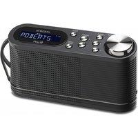 Roberts PLAY10 Play 10 DAB FM RDS Compact Portable Radio in Black