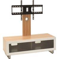 TTAP TVS1002 Munich 1250mm TV Stand in Light Oak VESA Swivel Bracket