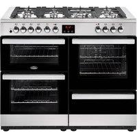 Belling 444444094 110cm Wide Cookcentre Duel Fuel Range Cooker in Stai